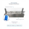 Buffet com Campana Refrigerado 3 Cubas - ZPBFCR03