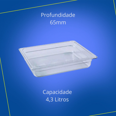 Cuba de 1/2 x 65mm de Profundidade Acrílica - 32,5 x 26,5cm