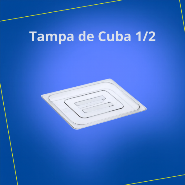 Tampa Para Cuba 1/2 Acrílica  - 32,5 x 26,5cm