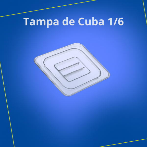 Tampa Para Cuba 1/6 Acrílica  - 17,6 x 16,2cm