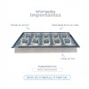 Condimentadora Embutida Refrigerada Inox 10 Cubas 1/6 - ZPCNR10E