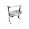 Buffet Elétrico 06 Cubas 1/2 com Rodizio - ZPBF06-R