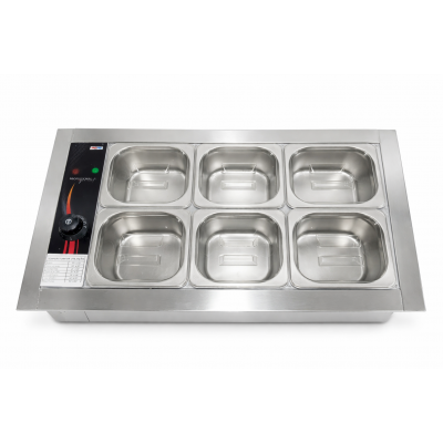 Chocolateira Gourmet Embutida 6 Cubas 1/6 - ZPCHG06E