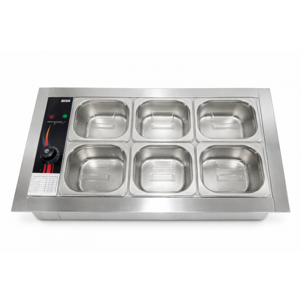 Chocolateira Gourmet Embutida 6 Cubas 1/6 - ZPCHG06E
