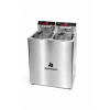 Tacho Fritador  Elétrico 2 Cubas 1/2 Inox - ZPTC02A 