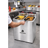 Tacho Fritador  Elétrico 2 Cubas 1/2 Inox - ZPTC02A 