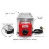 Chocolateira Derretedeira Inox 1 Cubas 1/3  - CH10E