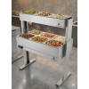 Buffet Quente e Frio 6 Cubas 1/2 Com Rodízio - ZPBFQF06-R
