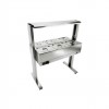 Buffet Elétrico 06 Cubas GN 1/2 x100mm com Rodízio | ZEPPER - ZPBF06-R