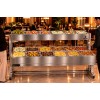 Buffet Quente e Frio 12 Cubas GN 1/2 x100mm com Rodízio | ZEPPER - ZPBFQF12-R